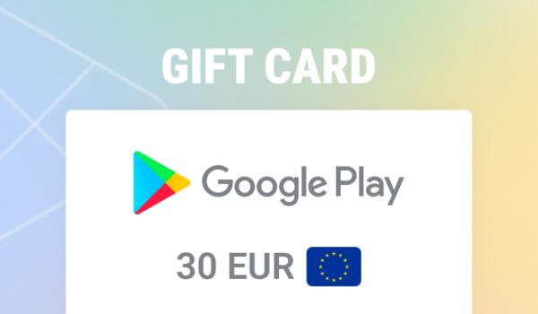 Google Play Gift Card 30 EUR