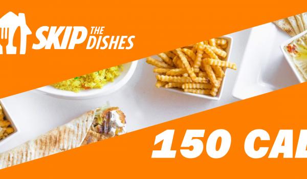 SkipTheDish Gift Card 150 CAD