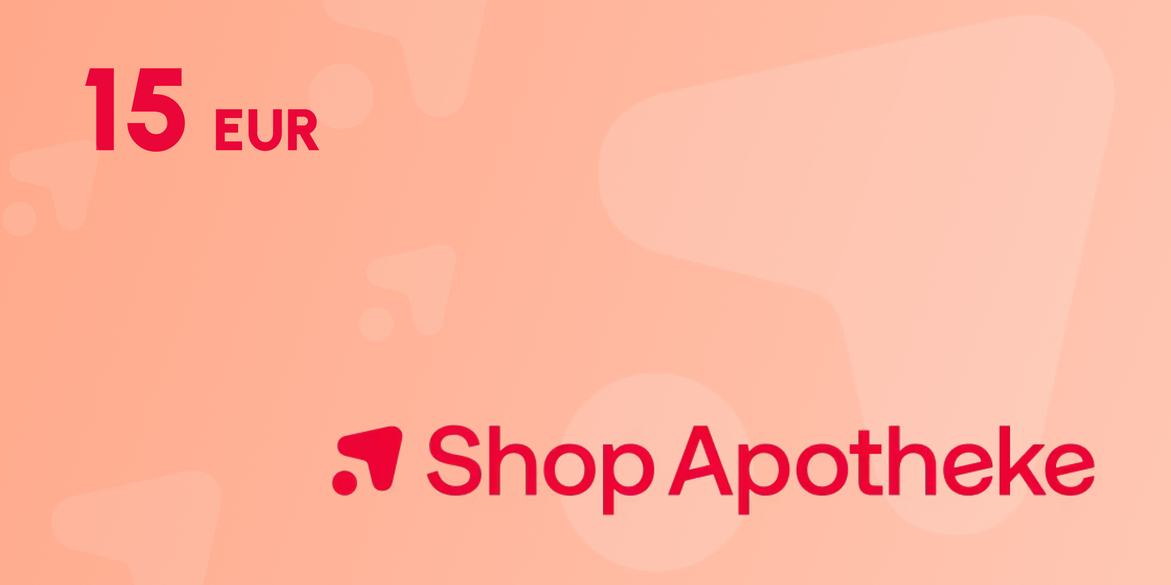 Shop Apotheke Gift Card 15 EUR