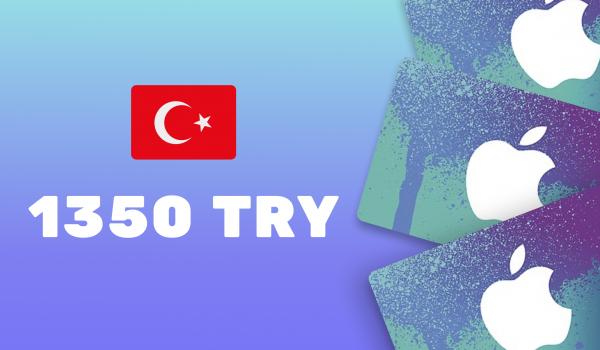 Apple iTunes Gift Card 1350 TRY
