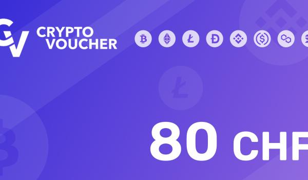 Crypto Voucher Gift Card 80 CHF