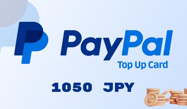 PayPal Wallet Top Up 1050 JPY