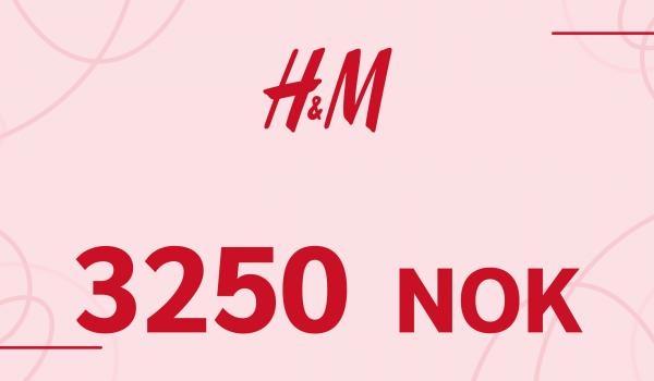H and M Gift Card 3250 NOK