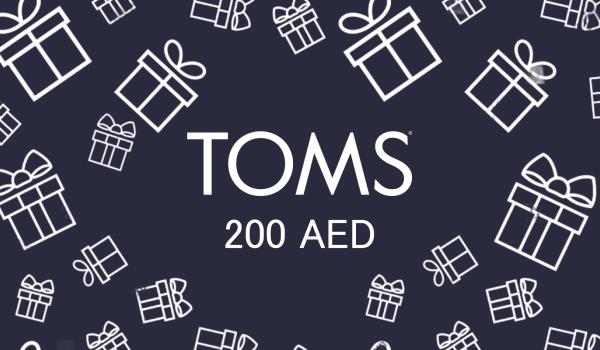 TOMS Gift Card 200 AED