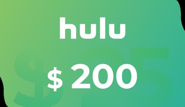 Hulu Gift Card 200 USD