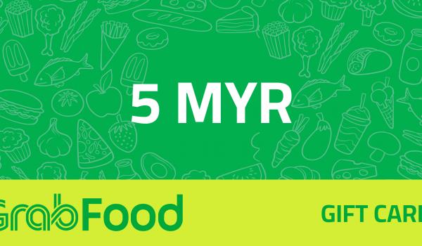 GrabFood Gift Card 5 MYR