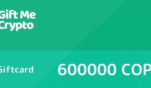 Gift Me Crypto Gift Card 600000 COP