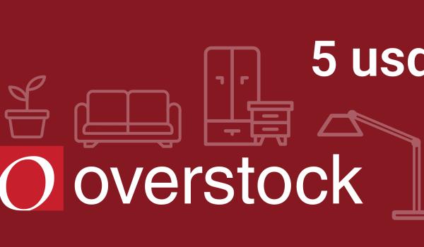Overstock Gift Card 5 USD