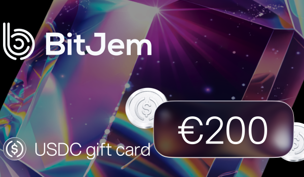BitJem USDC Gift Card 200 EUR