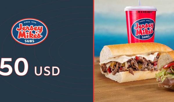 Jersey Mikes Gift Card 50 USD