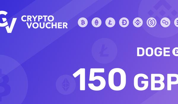 Crypto Voucher Doge 150 GBP