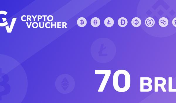 Crypto Voucher Gift Card 70 BRL