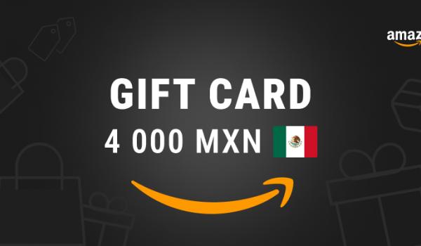 Amazon Gift Card 4000 MXN