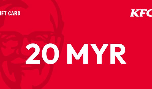 KFC Gift Card 20 MYR