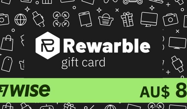 REWARBLE Wise Gift Card 8 AUD