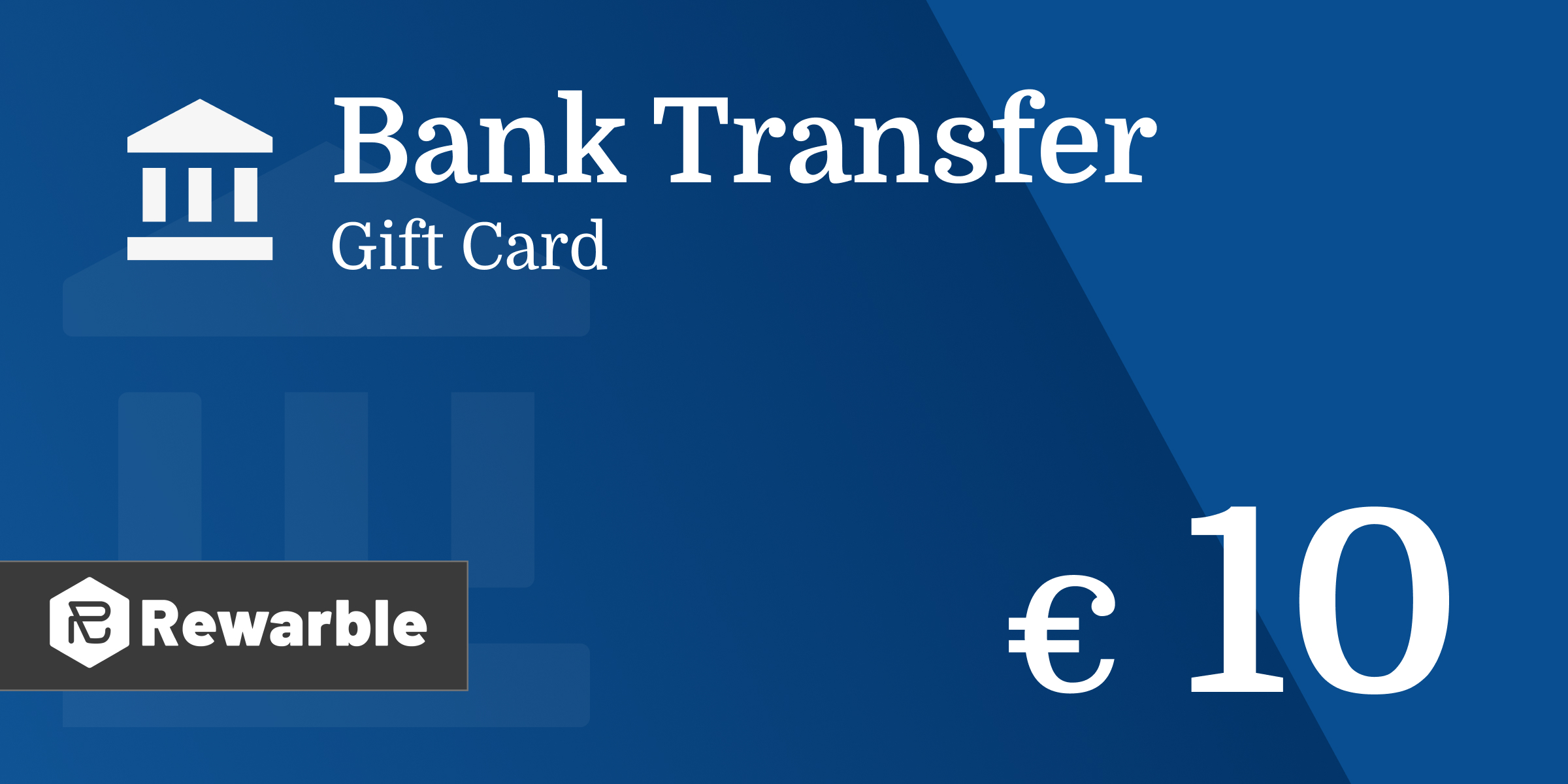Bank Transfer Gift Card 10 EUR