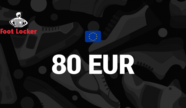 Foot Locker Gift Card 80 EUR