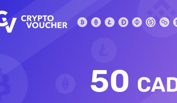 Crypto Voucher Bitcoin 50 CAD