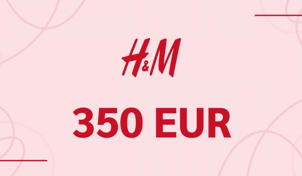 H and M Gift Card 350 EUR