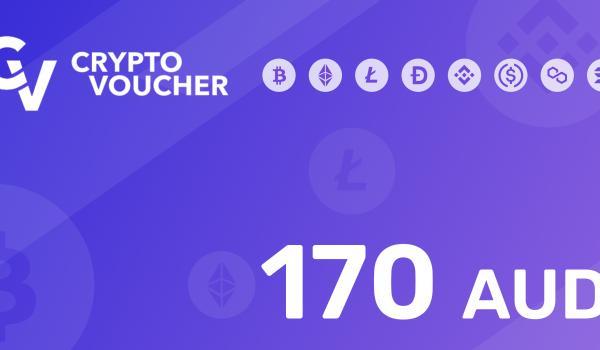 Crypto Voucher Gift Card 170 AUD