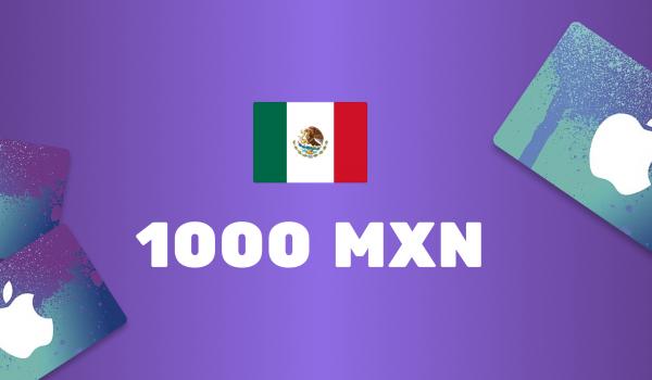 Apple iTunes Gift Card 1000 MXN