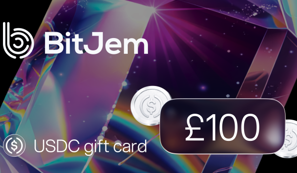 BitJem USDC Gift Card 100 GBP