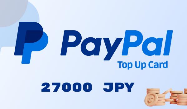 PayPal Wallet Top Up 27000 JPY
