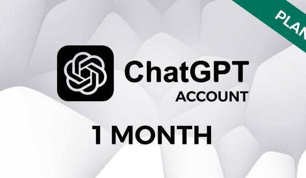 ChatGPT Plan 1 Month Account