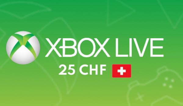 XBOX Live Gift Card 25 CHF