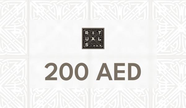 Rituals Gift Card 200 AED