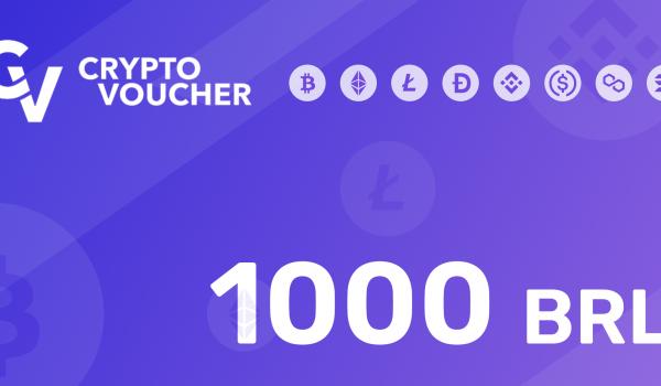 Crypto Voucher Gift Card 1000 BRL