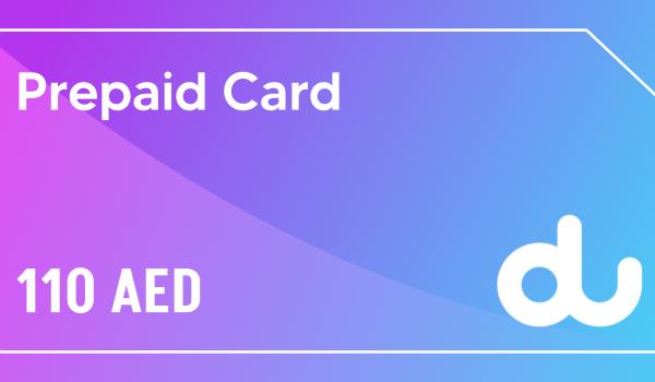 Du Prepaid Card 110 AED