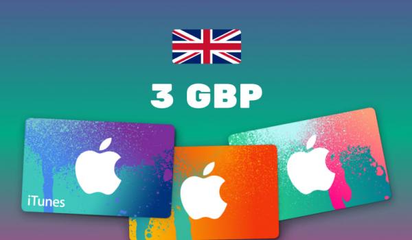 Apple iTunes Gift Card 3 GBP