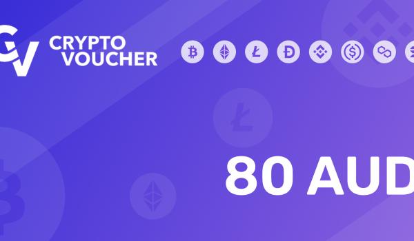 Crypto Voucher Gift Card 80 AUD