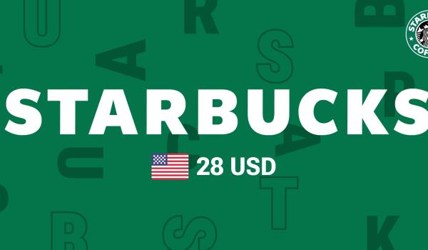 Starbucks Gift Card 28 USD