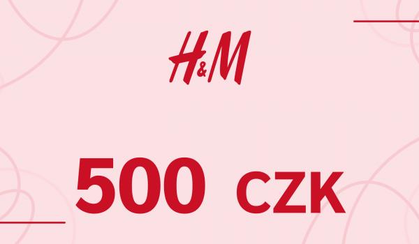 H and M Gift Card 500 CZK