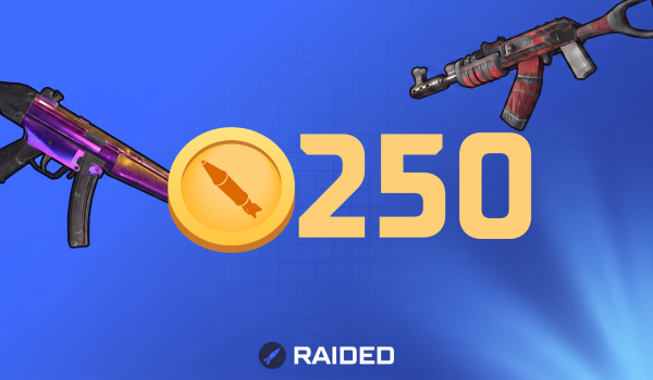 Raided Gift Card 250 Coins