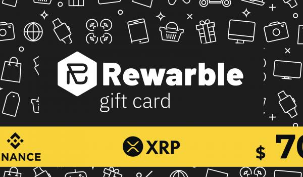 Rewarble Binance Gift Card XRP 70 USD