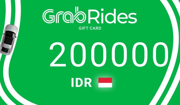 Grab Rides Gift Card 200000 IDR