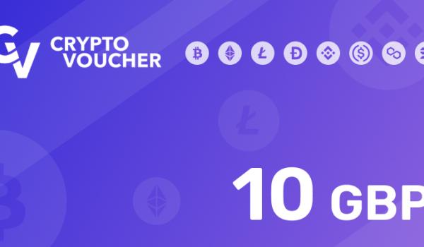 Crypto Voucher Gift Card 10 GBP