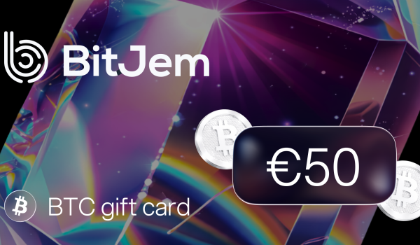 BitJem Bitcoin Gift Card 50 EUR