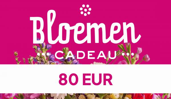 Bloemen Cadeau Gift Card 80 EUR
