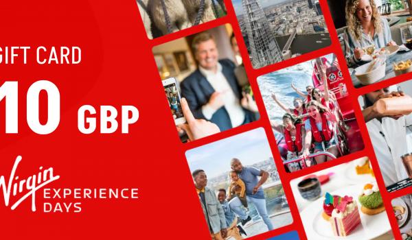 Virgin Experience Days Gift Card 10 GBP
