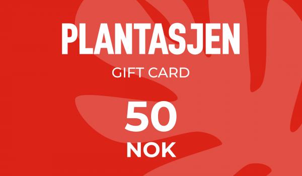 Plantasjen Gift Card 50 NOK