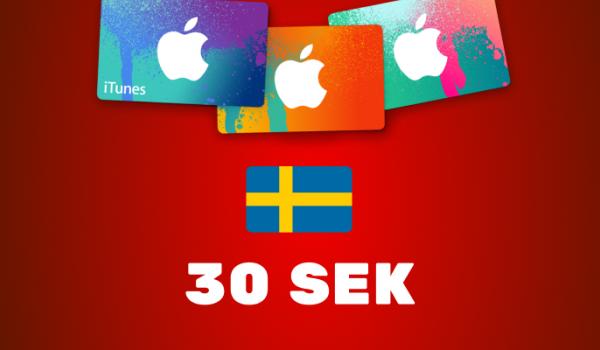 Apple iTunes Gift Card 30 SEK