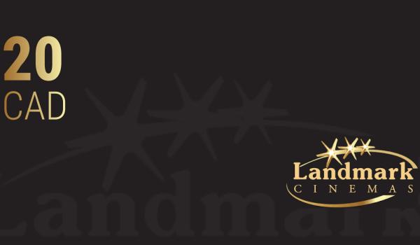 Landmark Cinemas Gift Card 20 CAD