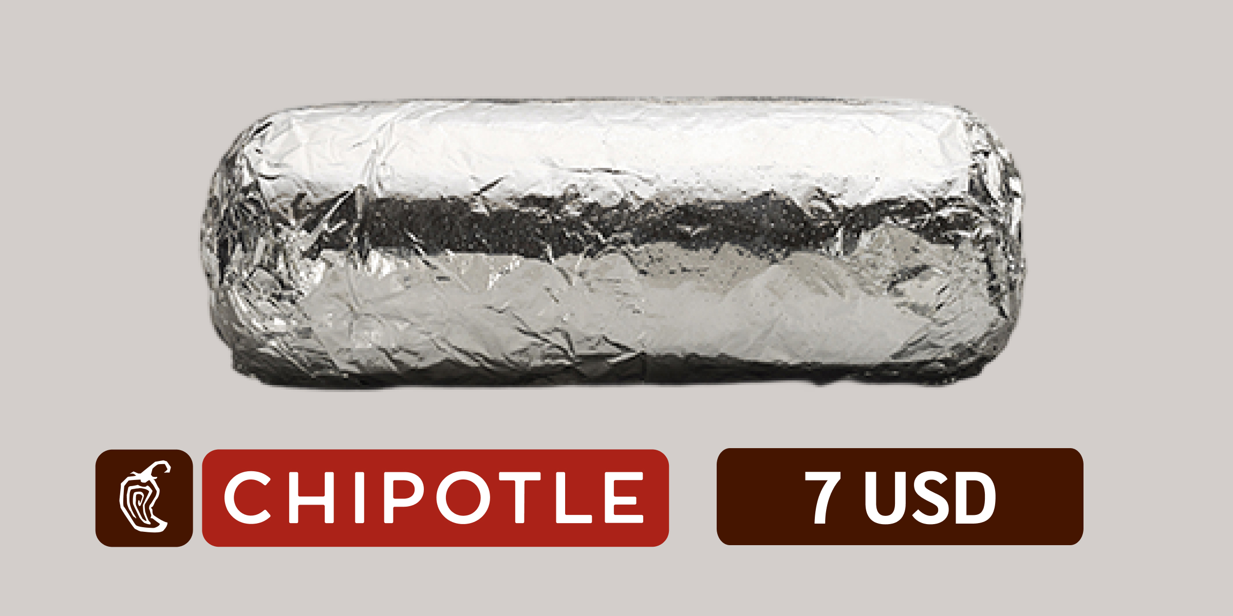 Chipotle Gift Card 7 USD