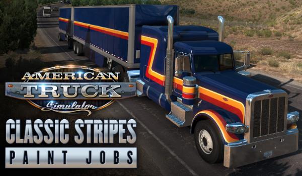 American Truck Simulator Classic Stripes Paint Jobs Pack (PC)