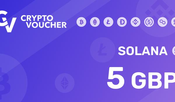 Crypto Voucher Solana 5 GBP