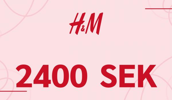 H and M Gift Card 2400 SEK